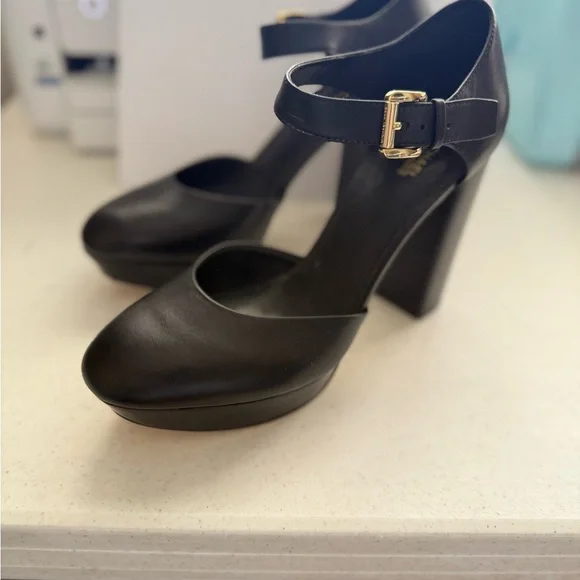 Michael Kors Black Platform Heels - Picture 2 of 12